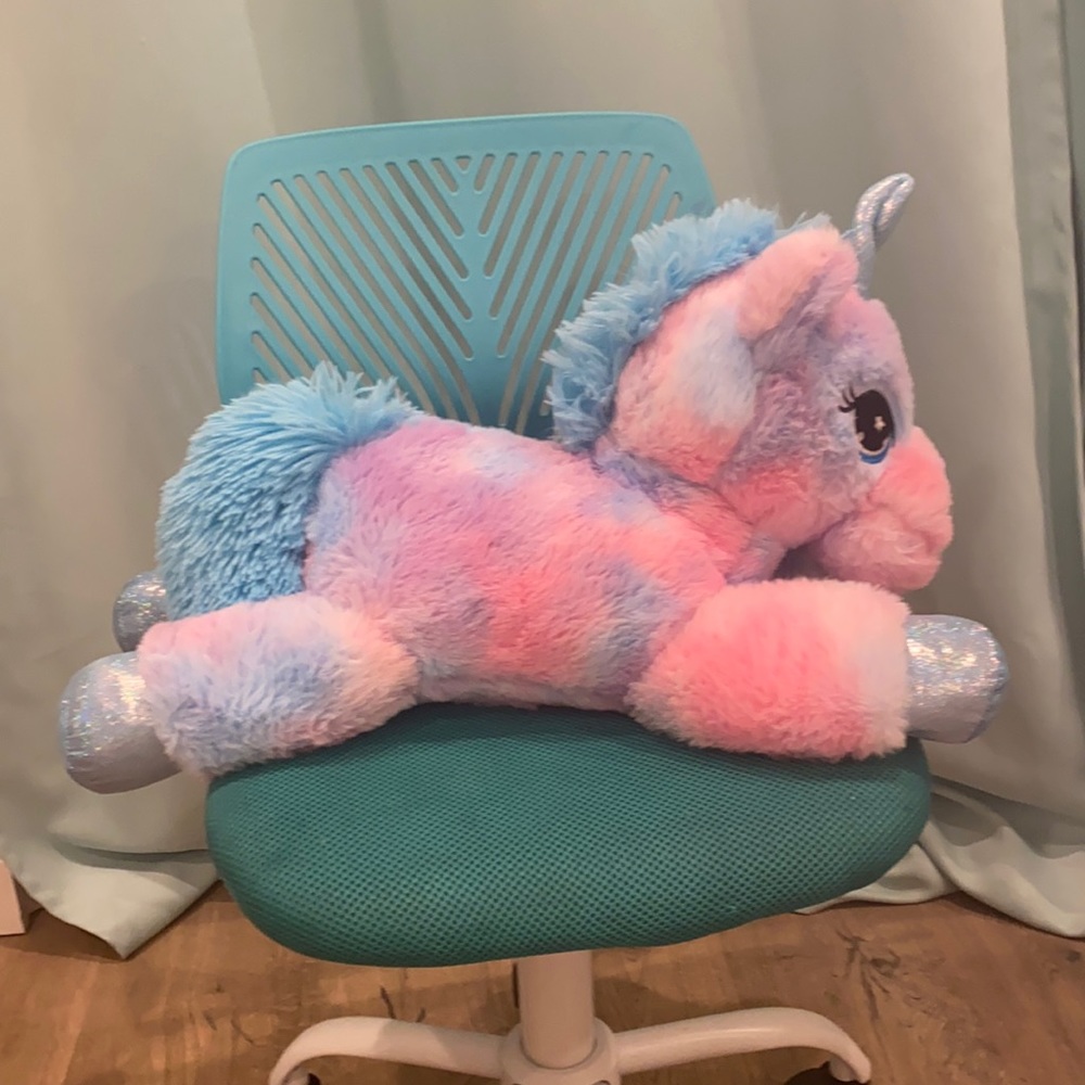 Blue rosado and purple unicorn